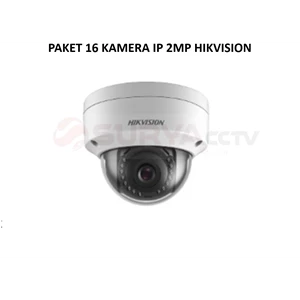 Package Of 16 Hikvision 2Mp Ip Cctv Cameras + Ready-To-Use Installation