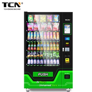 Vending Machine makanan dan minuman LCD 10" Spiral