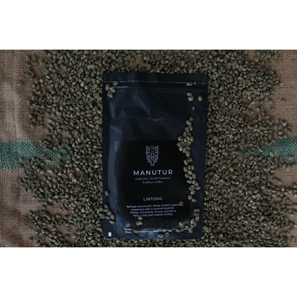 Dari Biji Kopi Arabica Lintong Greenbean  Manutur Coffee 1Kg 0