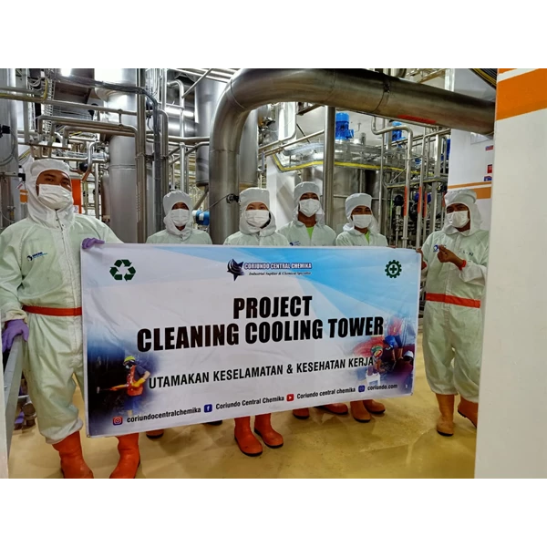 CLEANING COOLING TOWER INDUSTRY By CV Coriundo Central Chemika