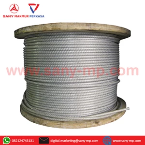 Wire Rope Auxiliary UNGALVANIZED 35x7 16mm 105 meter PN: 11891906