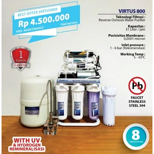 Water Purifier Pureve Ro Virtus 800