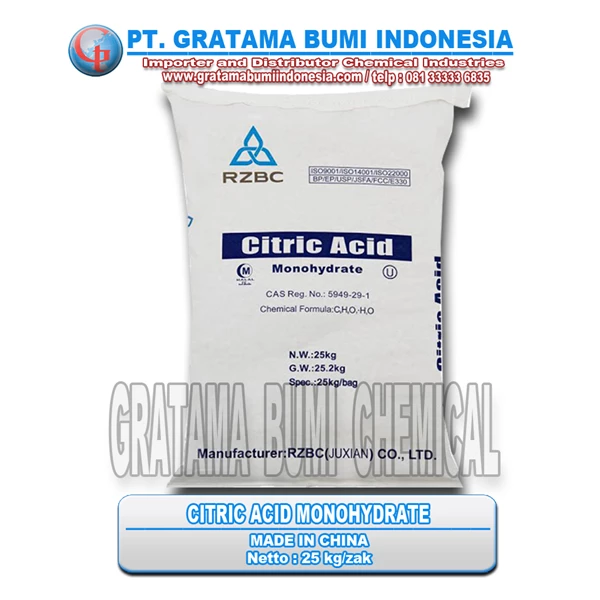 Citric Acid Asam Sitrat Ex Indonesia