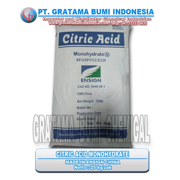 Citric Acid Asam Sitrat Ex Indonesia