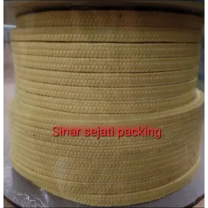 Gland packing graphite  aramid kevlar kuning 1/2" 5kg