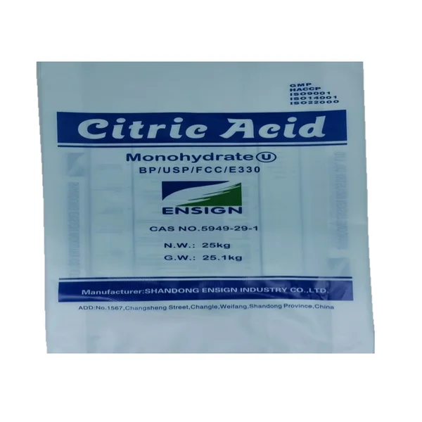 Citric Acid Monohydrate ex Ensign/Weifang