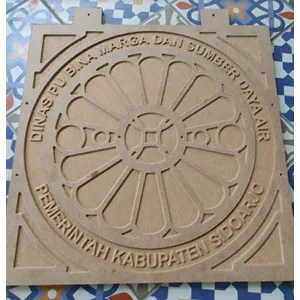 Manhole Cover Model Kotak Logo Instansi