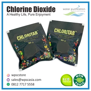 Chloritab Desinfektan - Sanitizer 1Pcs Tablet 20Gram Anti Virus Anti Bakteri Dan Jamur Multi Fungsi