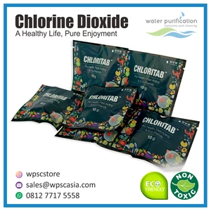 Chloritab Desinfektan - Sanitizer 1Pcs Tablet 10Gram Anti Virus Anti Bakteri Dan Jamur Multi Fungsi