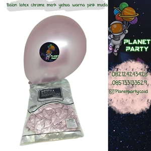 Yehua Brand Light Pink Chrome Latex Balloon