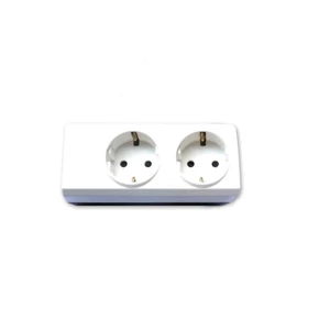 Electrical Socket 2 Hole Broco MultiGang Series (Child Protection)
