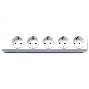 Electrical Socket 5 Hole Broco MultiGang Series (Child Protection)