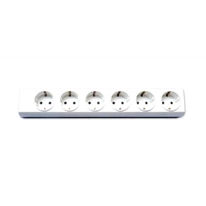 Electrical Socket 6 Hole Broco MultiGang Series (Child Protection)