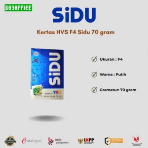  Kertas HVS F4 Sidu 70 gram  