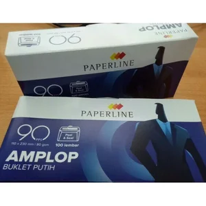 Amplop Paperline Buklet Putih 90 Polos