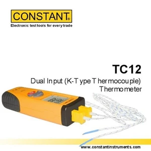 Bimetal Thermometer CONSTANT TC 12 Dual Input Thermocouple Thermometer Type K