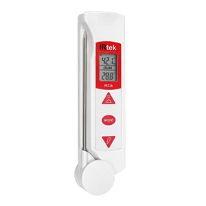 Bimetal Thermometer IRTEK IR22K - DUAL FUNCTION FOOD THERMOMETER- INFRARED + PROBE TYPE K THERMOCOUPLE