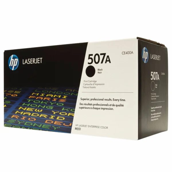 LASERJET TONER PRINTER CARTRIDGE HP 507A BLACK CE400A
