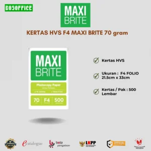 KERTAS HVS F4 MAXI BRITE 70 gram