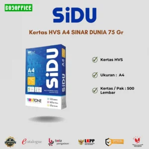 Kertas HVS A4 SINAR DUNIA 75 Gr