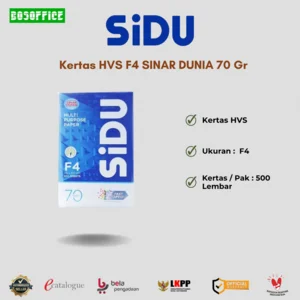 Kertas HVS F4 SINAR DUNIA 70 Gr