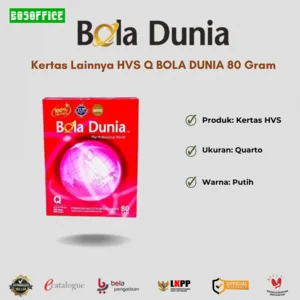 Kertas Lainnya HVS Q BOLA DUNIA 80 Gram
