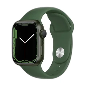 Jam Tangan Apple iWatch Series 7 MKN03 41mm Alumunium Green + Green Sport Resmi