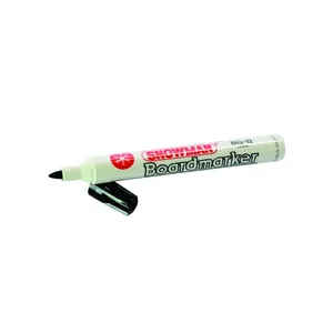 SPIDOL WARNA MARKER SNOWMAN BG-12 BLACK KEMASAN (1 LUSIN = 12PCS)