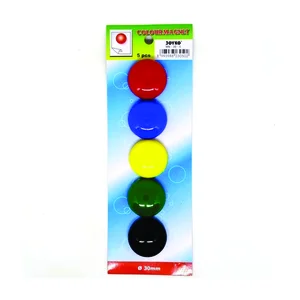 WHITEBOARD MAGNET COLOR JOYKO MN-30-5 KEMASAN (1 PACK = 10 SET)