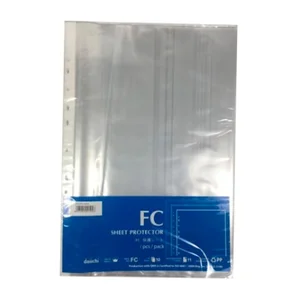 Clear Holder File Organizer Daiichi DCS SHEET PROTECTOR FC 10 POP CLEAR