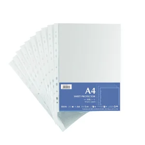 Clear Holder File Organizer Daiichi DCS SHEET PROTECTOR A4 10 POP CLEAR