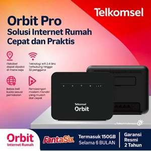 Modem Telkomsel Orbit Pro WiFi 4G High Speed Bonus Data 50GB