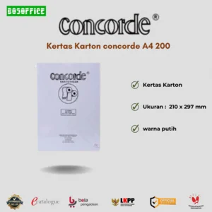 Kertas Karton concorde A4 200