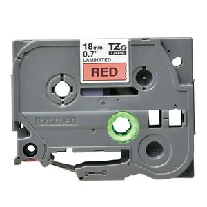 Label Tape Brother TZe-441 18mm x 8m Laminated Black on Red
