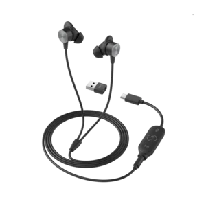 Headset Logitech Logi Zone Wired Earbuds Teams