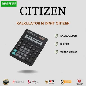 KALKULATOR 16 DIGIT MEREK CITIZEN 