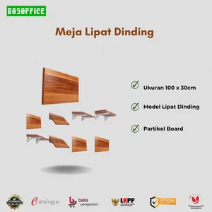 Meja Lipat Dinding / Meja Gantung / Meja Komputer Uk. 100 x 30cm