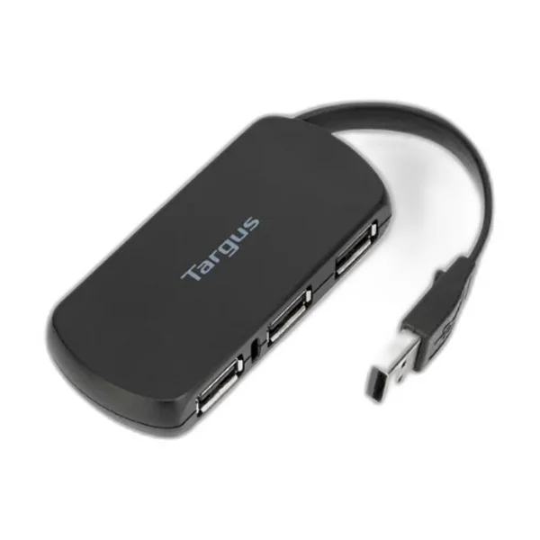 Travel USB TARGUS 4-Port Hub w/Eth Cbl