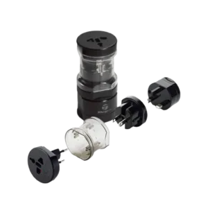 World Power Travel Adapter - Plug Connector dengan Jendela Pengaman