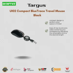 U102 Compact BlueTrace Travel Mouse Targus - Black