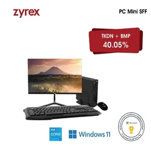 Mini PC SFF ZYREX 2227H-16S1-3 Intel Core i7 16GB 1TB SSD Win 11 Home Monitor 21.5 inch TKDN
