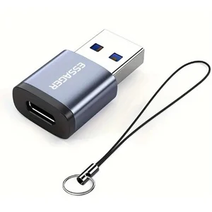ESSAGER OTG USB 3.0 to Type C Adapter Converter Fast Charging 3A - EZJAC-SRA0G