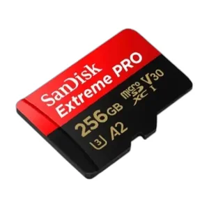 SanDisk Kartu Memori Extreme Pro microSDXC V30 U3 C10 A1 UHS-1 4x6 SD adaptor - SDSQXCD-256G-GN6MA Capacity 256GB