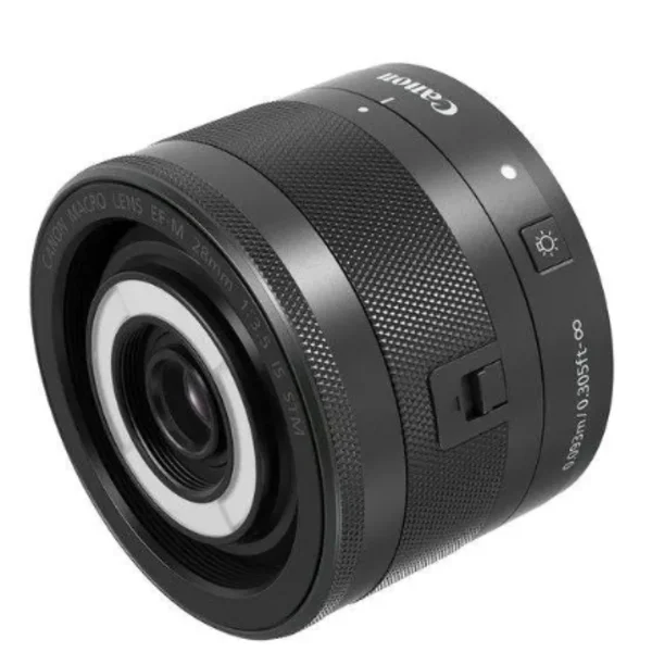 Lensa Canon EF-M28mm f/3.5 Macro IS STM