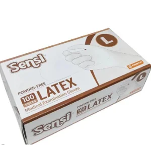 Sarung Tangan Latex Sensi isi 100 pcs - Free Powder L