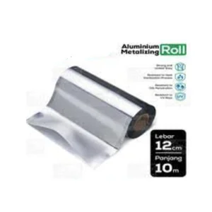 Plastik Aluminium Foil Roll Kemasan Sachet Foil 12cm x 10m
