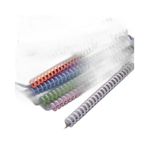 Ring Binder Plastik Spiral 30 Lubang Untuk Loose-Leaf Paper A4 B5 A5 A6 A7 SPIRAL28CM S113 - BLACK