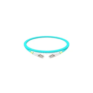 Kabel Patch Cord Fiber Optik OpticLan Multimode OM3 LC to LC OM3 3mm AQUA Duplex LSZH 10 Meter