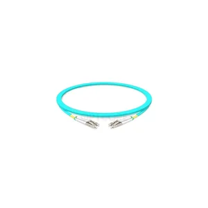 Kabel Patch Cord Fiber Optik OpticLan Multimode OM4 LC to LC OM4 3mm AQUA Duplex LSZH 45 Meter