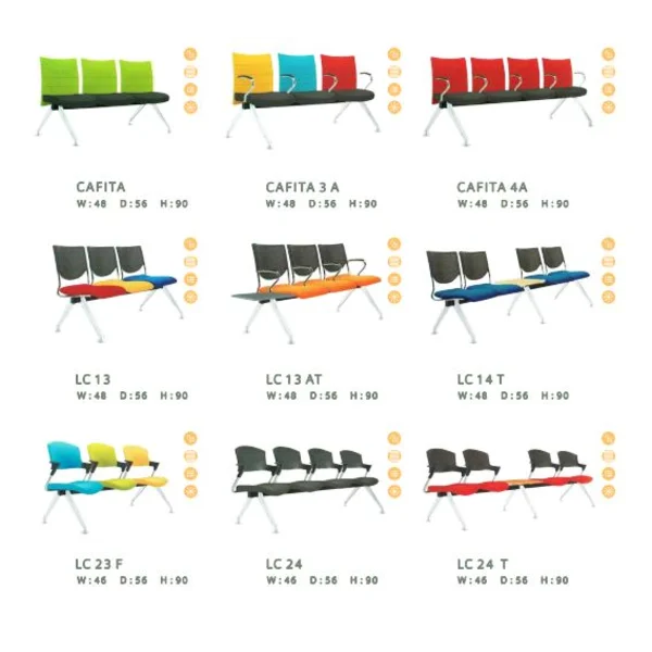 Kursi Tunggu Panjang Cafita 3 Seat